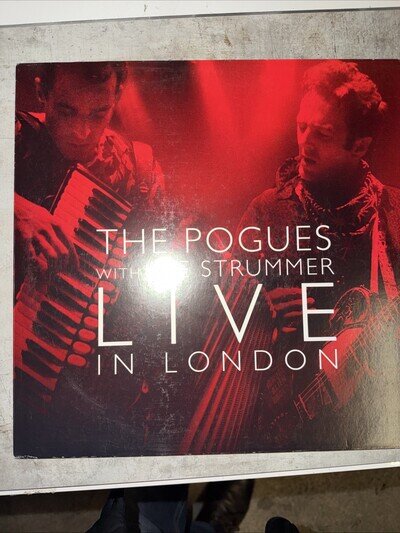 The Pogues With Joe Strummer - Live In London - 2 x Red Vinyl Record LP RSD 2014