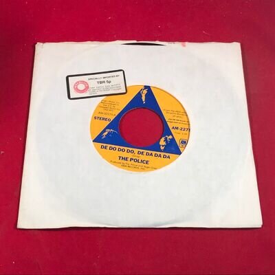 THE POLICE De Do Do Do, De Da Da Da 1980 USA 7" Vinyl Single 45 record Sting G