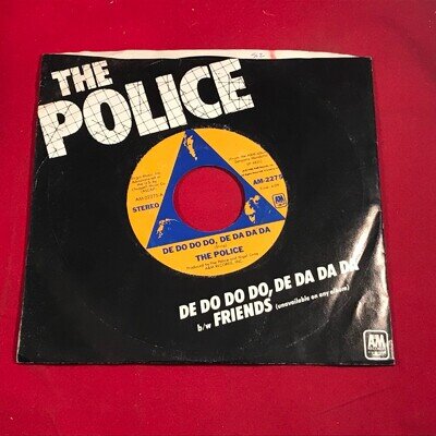 THE POLICE De Do Do Do, De Da Da Da 1980 USA 7" Vinyl Single 45 record Sting C