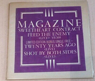 Magazine Sweetheart Contract + 3 Live 2x7" UK Vinyl 45s Howard Devoto + Luxuria
