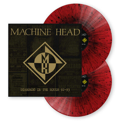 MACHINE HEAD Diamonds In The Rough 92-93 Blood Black Splatter Vinyl 2-LP SEALED*