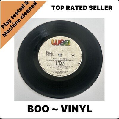 INXS ~ I send a message Rare Australian Issue 7" vinyl single record EX / M