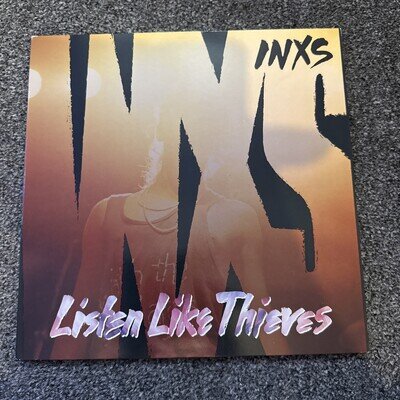 INXS 'Listen Like Thieves' 1985 12” Vinyl Record Printed Inner Sheet Gatefold