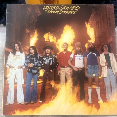 Lynyrd Skynyrd Street Survivors Vinyl LP 1977 Original UK