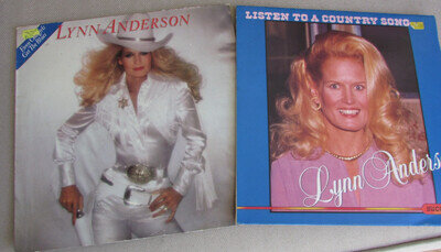 2x LYNN ANDERSON LP'S - Even Cowgirls Get The Blues & Listen To Country Song