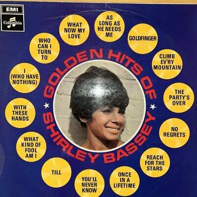 Shirley Bassey Golden Hits of Shirley Bassey 12" Vinyl LP Album Record