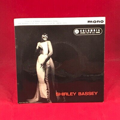 Shirley Bassey EP 1961 UK 7" vinyl EP Fools Rush In record single 45 Angel Eyes