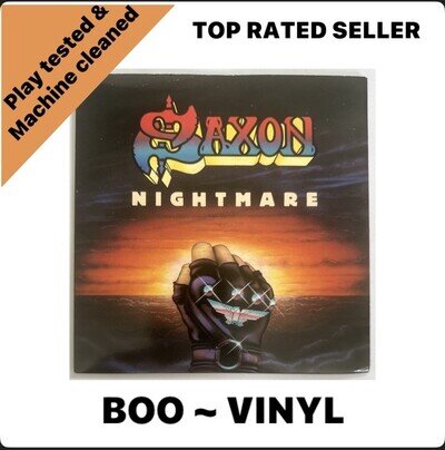 Saxon - Nightmare / Midas Touch - Carrere CAR 284 - Single Vinyl EX / VG+