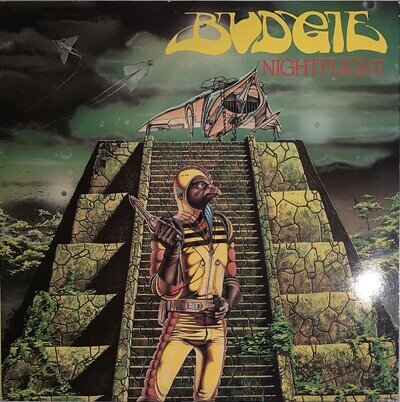 Budgie ‎– Nightflight 1981 UK Original Record EX/VG+ Condition