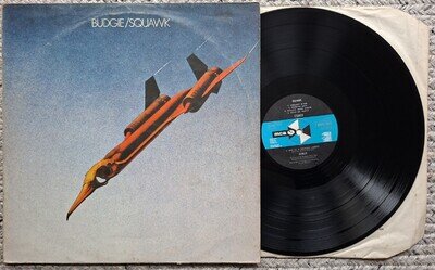 Budgie "Squawk" 1972 Original VG Metallica AC/DC Motorhead