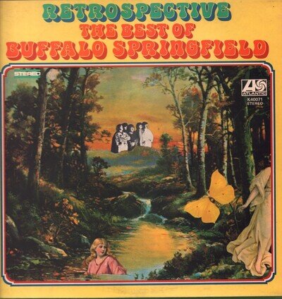 Buffalo Springfield Retrospective (Best Of) LP vinyl UK Atlantic 1972 green