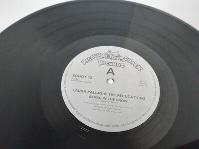 Laura Pallas & The Reputations - Skiing In The Snow : 12" Single , 1983, VG +