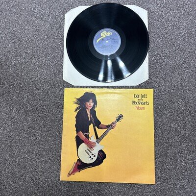 JOAN JETT & THE BLACKHEARTS Album EPIC LP VG+ holland gatefold c