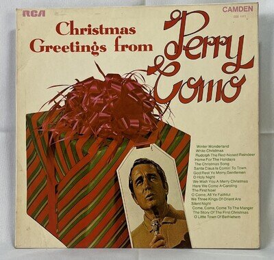 Perry Como - Christmas Greetings From Perry Como 12” Vinyl Record LP 1972