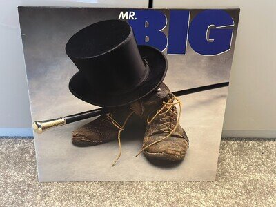 MR. BIG - SELF TITLED - RARE EU 1ST PRESS LP (1989) W/LYRIC INNER HARD ROCK EX