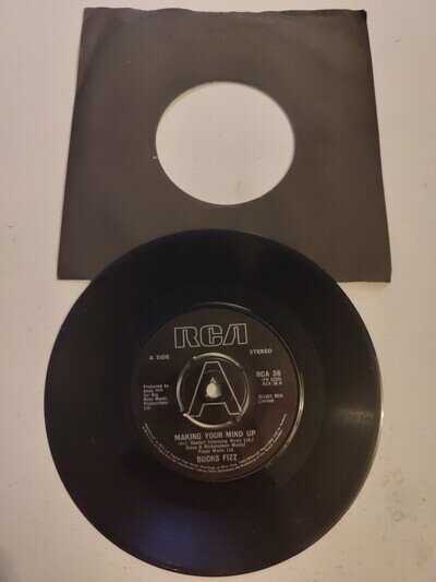 Bucks Fizz Making your mind up 7" Vinyl Record