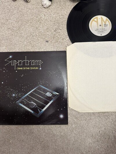 SUPERTRAMP ~ CRIME OF THE CENTURY ** 1974 UK A&M LP