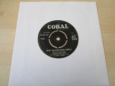 Teresa Brewer When do you love me Have you ever been lonely 7" Vinyl Record