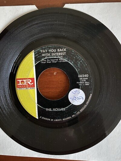 THE HOLLIES PAY YOU BACK WITH INTEREST