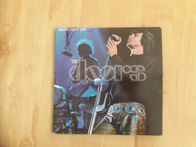 THE DOORS-ABSOLUTELY LIVE-DOUBLE LIVE LP UK  ISSUE ELEKTRA K62005 (EKS 9002)