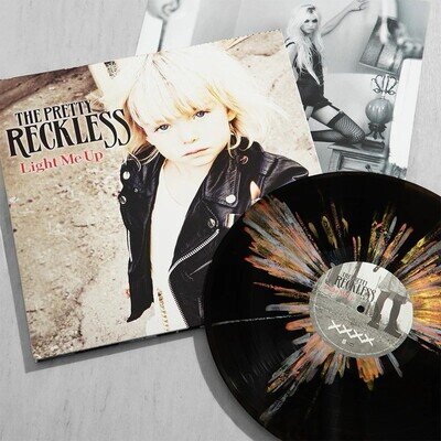 THE PRETTY RECKLESS - Light Me Up - Black Marble Splatter Vinyl New/Sealed