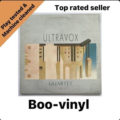 Ultravox ~ Quartet ~ Vinyl Lp Record 1982 CDL1394 VG+ / G+ Condition