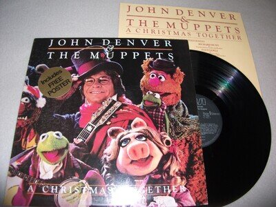 JOHN DENVER & THE MUPPETS A CHRISTMAS TOGETHER VINYL LP PL 13461 EXCELLENT