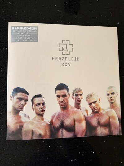 RAMMSTEIN - HERZELEID XXV REMASTERED 2 x SPLATTER VINYL LP - NEW SEALED
