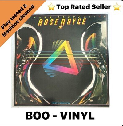 Rose Royce ‎– Rainbow Connection IV -Vinyl Lp Record Soul Funk EX / EX Condition