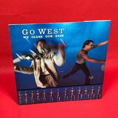GO WEST We Close Our Eyes 1985 UK 7" vinyl single Missing Persons 45 record A