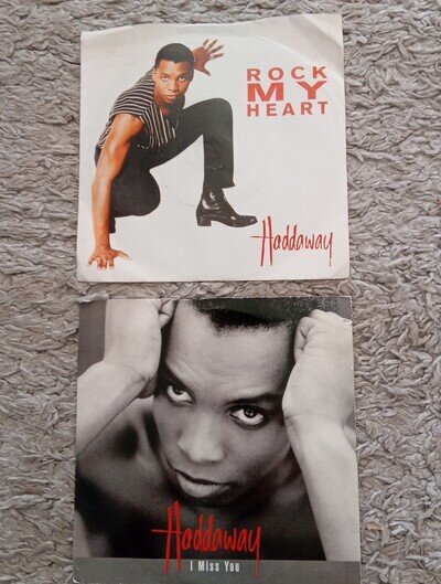 Haddaway - I Miss You & Rock My Heart 7" Vinyl Singles