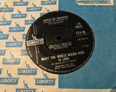 Jackie De Shannon - What The World needs Now Is Love - LIB 10202 - 1965 EX+