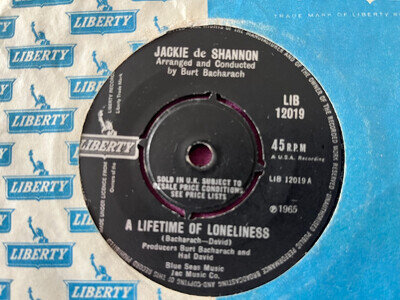 Jackie De Shannon - A Lifetime Of Loneliness - LIB 12019 - 1965 - Plays Great
