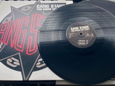 Gang Starr – You Know My Steez OG 1997 Press 12" in Picture Cover VG+/VG+