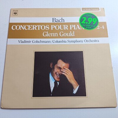 Bach / Glenn Gould / Concertos For Piano No.s 2-4 / 1984 LP / EX / FAST POST