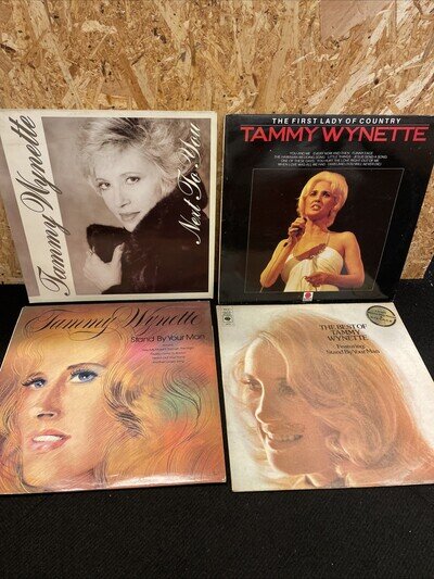 Bundle Of 4 Tammy Wynette 12" Vinyl Records