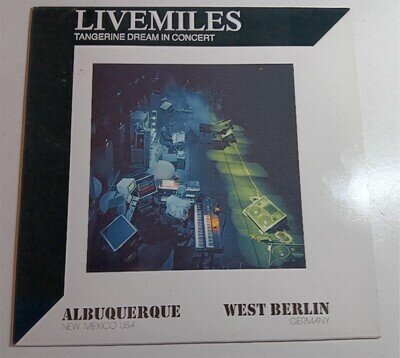 Tangerine Dream / Livemiles (In Concert) 1988 VINYL LP / AMBIENT BERLIN EX FAST