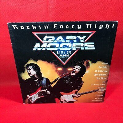 GARY MOORE Rockin' Every Night Live In Japan 1983 Japanese vinyl LP + INSERT