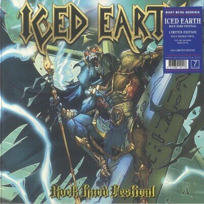 ICED EARTH - Rock Hard Festival - Vinyl (limited gatefold blue vinyl 2xLP)