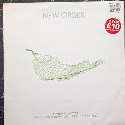 New Order remixes (James Holden)- Someone Like you Vinyl