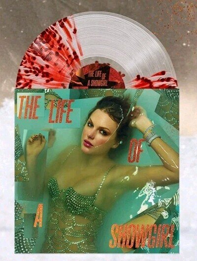 ✨️Taylor Swift The Life of a Showgirl Honestly Wild Transparent Vinyl LP PRESALE