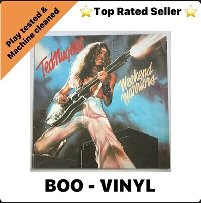 Ted Nugent - LP - Weekend Warriors 1978 Portuguese Issue Hard Rock VG+ / VG+
