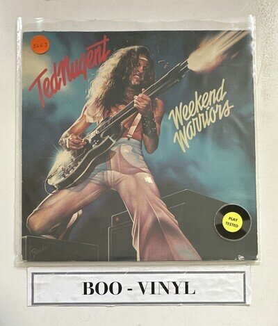 Ted Nugent - LP - Weekend Warriors 1978 Uk Issue Hard Rock VG+ / VG+