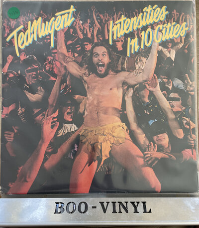 Ted Nugent "Intensities In 10 Cities" Vinyl LP A1-B2 Press Ex / Vg