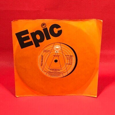 TED NUGENT Home Bound (1978 UK PROMO vinyl 7" single Death By Misadventure 45