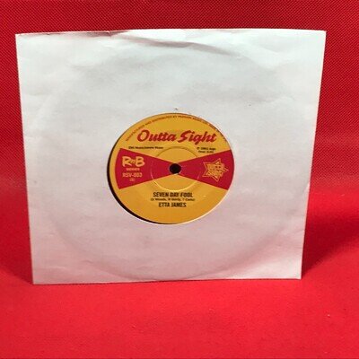 ETTA JAMES Seven Day Fool - 2012 UK 7" vinyl single Tiny Topsy Just A Little bit