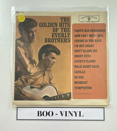 THE EVERLY BROTHERS The Golden Hits Of Vinyl Record Album LP Warner Bros EX