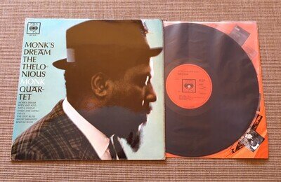 THELONIOUS MONK QUARTET MONK'S DREAM LP 1963 UK CBS MONO BPG62135 A1B1 SUPERB