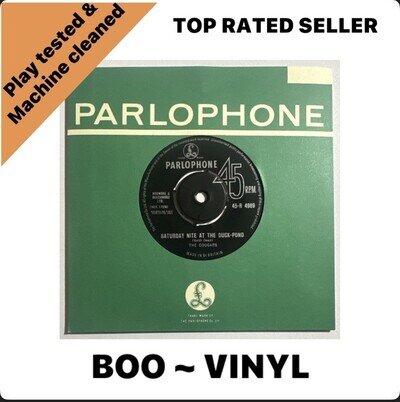 The Cougars ~ Saturday nite at the Duck Pond 7” Vinyl UK Parlophone: VG+ / M