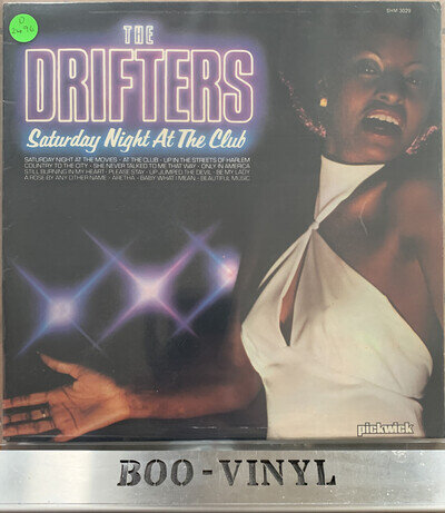 The Drifters Saturday night at the club 1972 Pickwick SHM3029 vinyl LP record